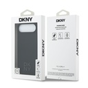 Apple iPhone 17 Air Uyumlu Kılıf DKNY Orjinal Lisanslı M-safe Şarj Özellikli Metal Logolu Silikon Kapak - 7