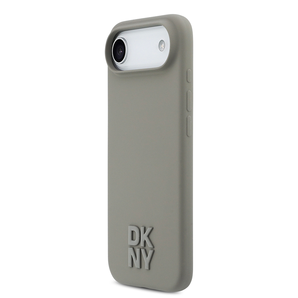 Apple iPhone 17 Air Uyumlu Kılıf DKNY Orjinal Lisanslı M-safe Şarj Özellikli Metal Logolu Silikon Kapak - 8