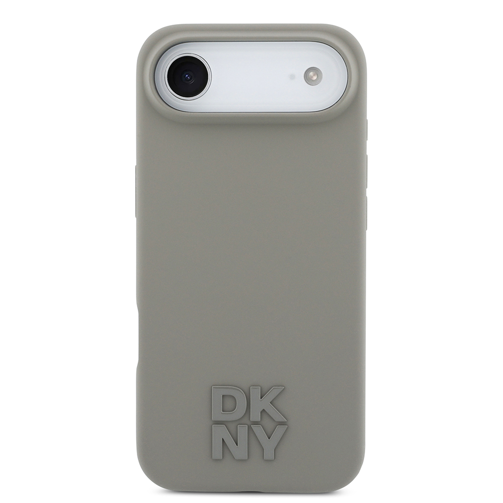 Apple iPhone 17 Air Uyumlu Kılıf DKNY Orjinal Lisanslı M-safe Şarj Özellikli Metal Logolu Silikon Kapak - 9