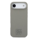 Apple iPhone 17 Air Uyumlu Kılıf DKNY Orjinal Lisanslı M-safe Şarj Özellikli Metal Logolu Silikon Kapak - 9