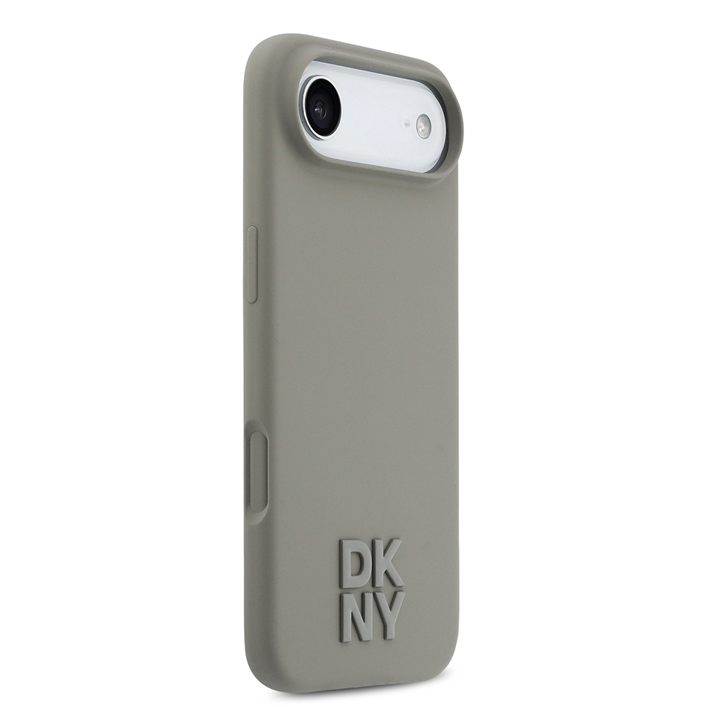 Apple iPhone 17 Air Uyumlu Kılıf DKNY Orjinal Lisanslı M-safe Şarj Özellikli Metal Logolu Silikon Kapak - 10