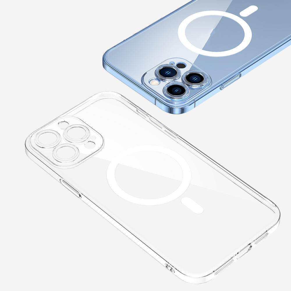 Apple iPhone 11 Pro Uyumlu Kamera Korumalı M-Safe Şarj Özellikli Şeffaf Zore London Sert PC Kapak - 2