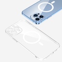 Apple iPhone 11 Pro Max Uyumlu Kamera Korumalı M-Safe Şarj Özellikli Şeffaf Zore London Sert PC Kapak - 2