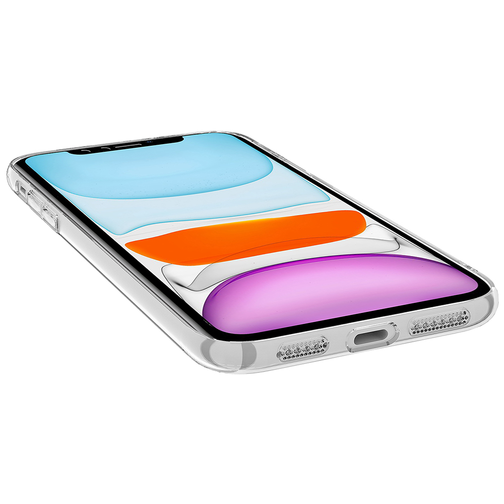 Apple iPhone 12 Uyumlu Kamera Korumalı M-Safe Şarj Özellikli Şeffaf Zore London Sert PC Kapak - 1