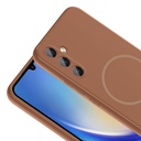 Samsung Galaxy A14 Uyumlu Kılıf M-safe Şarj Özellikli Zore Meta Kapak - 9