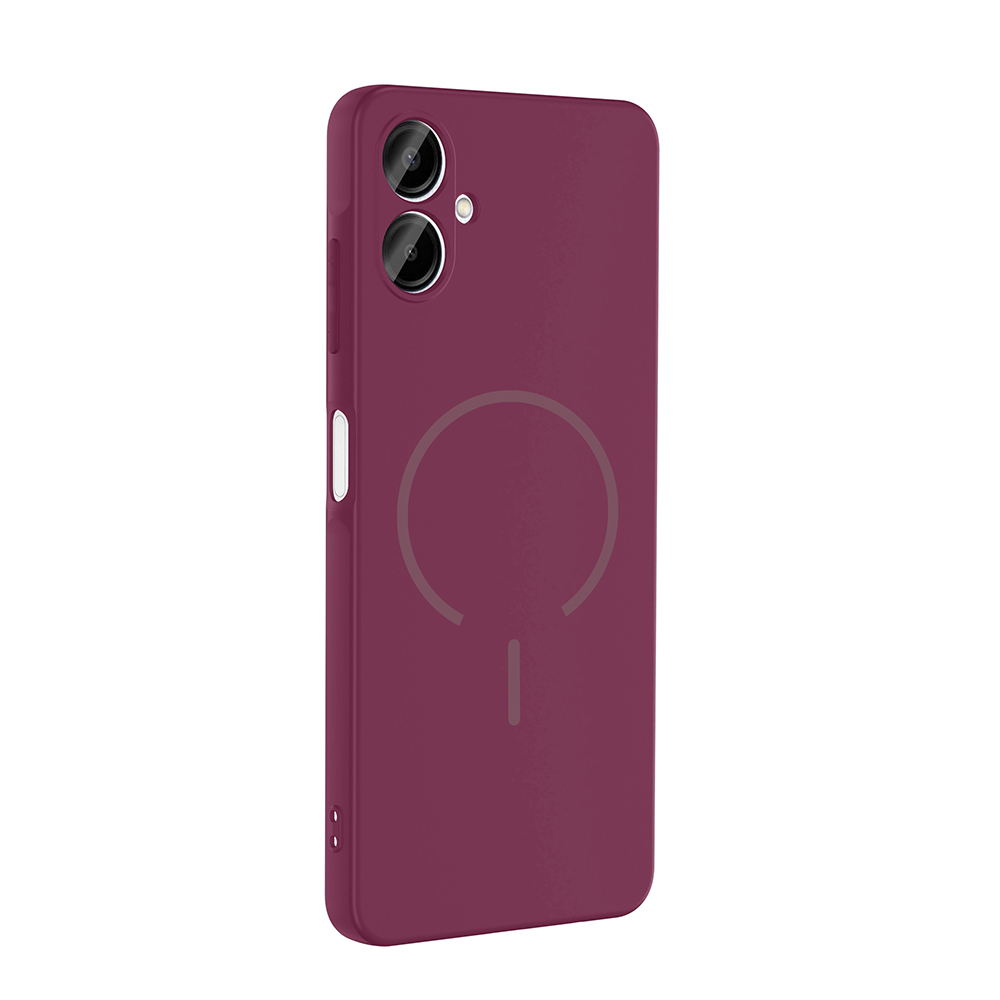 Samsung Galaxy A06 Uyumlu Kılıf M-safe Şarj Özellikli Zore Meta Kapak - 5