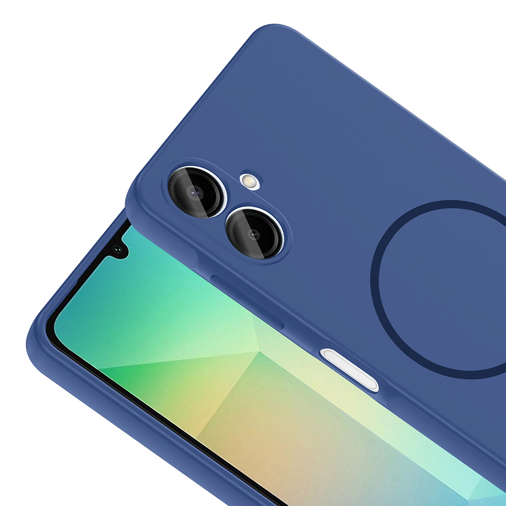 Samsung Galaxy A06 Uyumlu Kılıf M-safe Şarj Özellikli Zore Meta Kapak - 9
