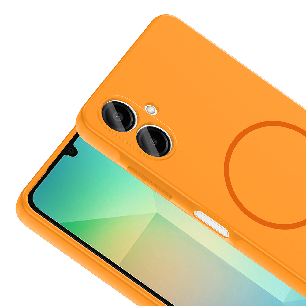 Samsung Galaxy A06 Uyumlu Kılıf M-safe Şarj Özellikli Zore Meta Kapak - 11