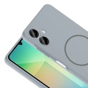 Samsung Galaxy A06 Uyumlu Kılıf M-safe Şarj Özellikli Zore Meta Kapak - 13