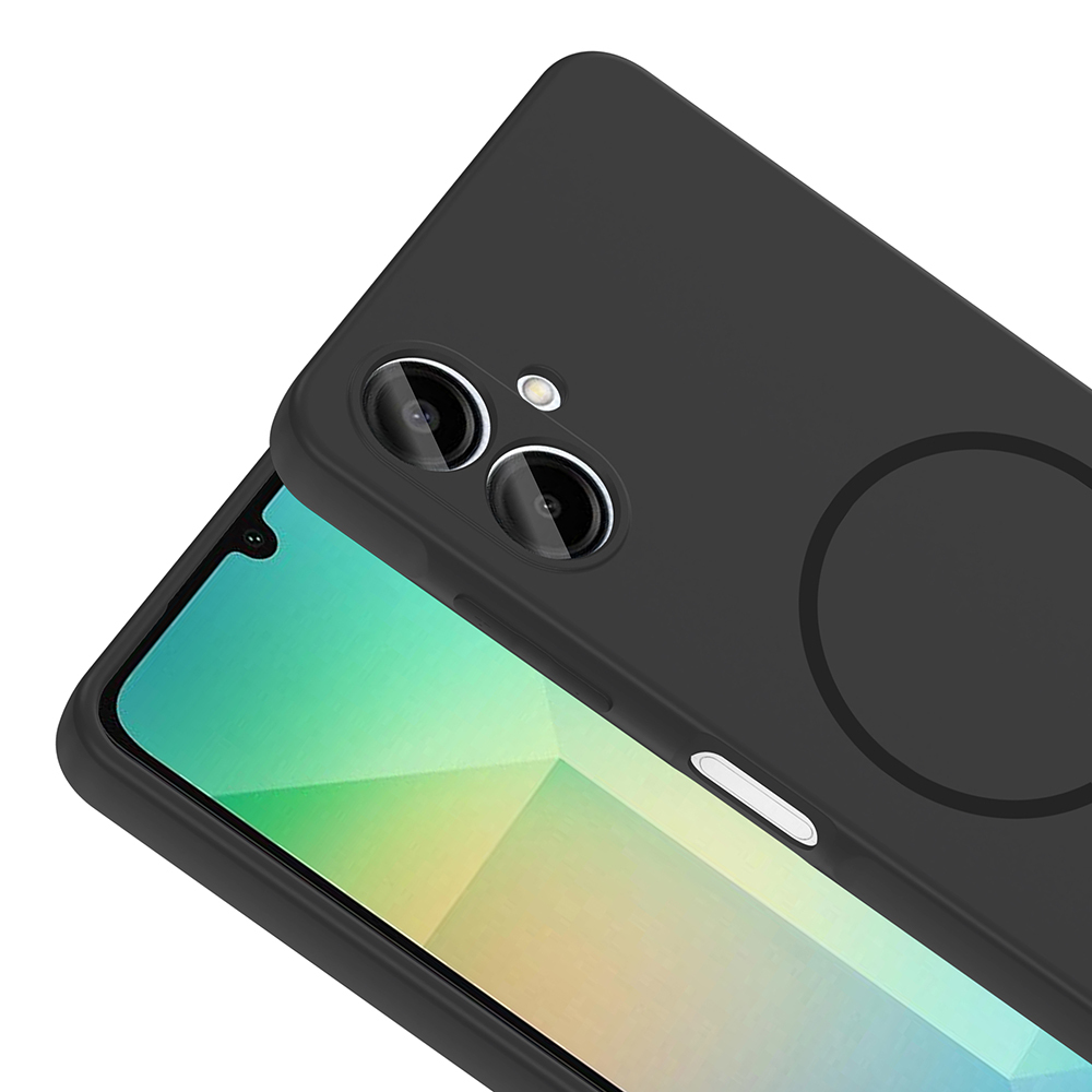 Samsung Galaxy A06 Uyumlu Kılıf M-safe Şarj Özellikli Zore Meta Kapak - 14
