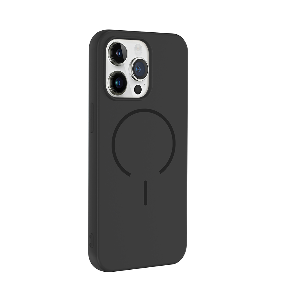 Apple iPhone 13 Pro Max Uyumlu Kılıf M-safe Şarj Özellikli Zore Meta Kapak - 2