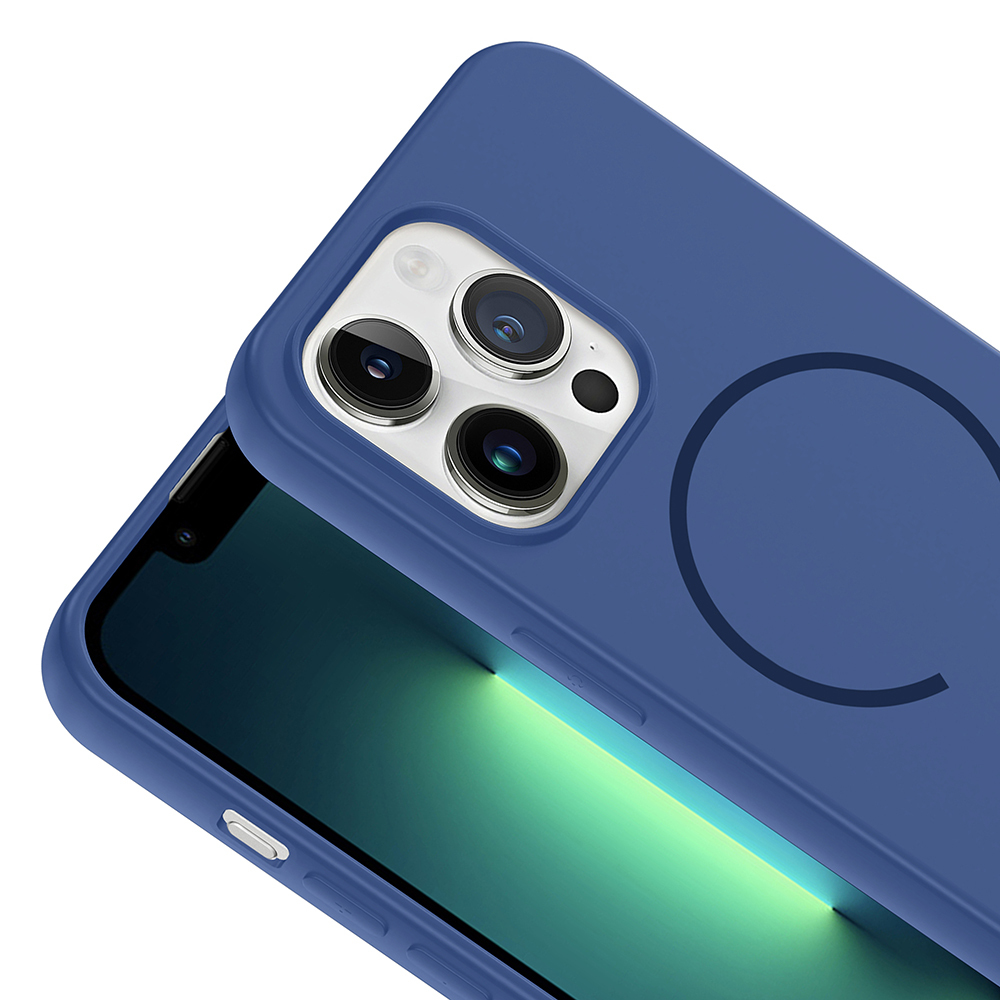 Apple iPhone 13 Pro Max Uyumlu Kılıf M-safe Şarj Özellikli Zore Meta Kapak - 3