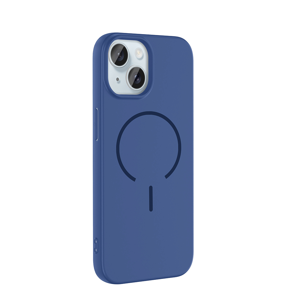 Apple iPhone 15 Uyumlu Kılıf M-safe Şarj Özellikli Zore Meta Kapak - 1