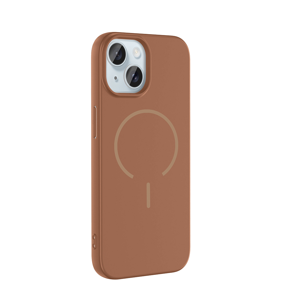 Apple iPhone 15 Uyumlu Kılıf M-safe Şarj Özellikli Zore Meta Kapak - 2