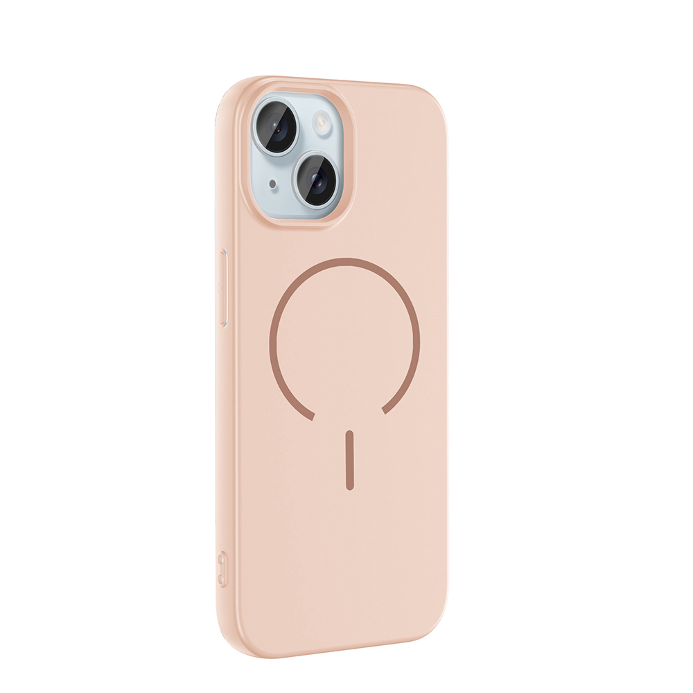Apple iPhone 15 Uyumlu Kılıf M-safe Şarj Özellikli Zore Meta Kapak - 4