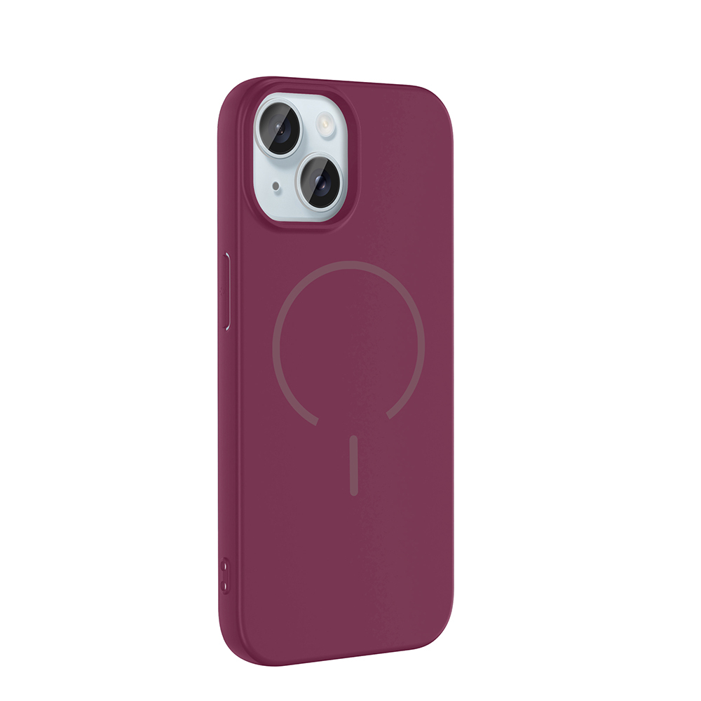 Apple iPhone 15 Uyumlu Kılıf M-safe Şarj Özellikli Zore Meta Kapak - 5