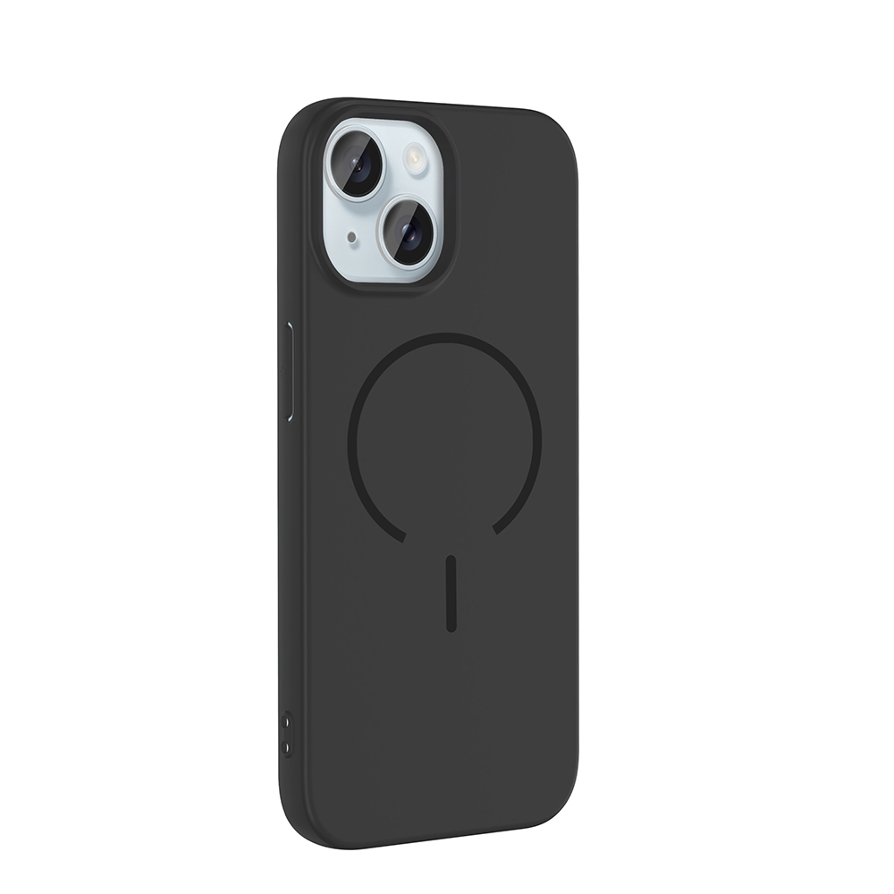 Apple iPhone 15 Uyumlu Kılıf M-safe Şarj Özellikli Zore Meta Kapak - 7