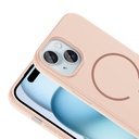 Apple iPhone 15 Uyumlu Kılıf M-safe Şarj Özellikli Zore Meta Kapak - 11