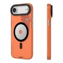 Apple iPhone 17 Air Uyumlu Kılıf M-safe Şarj Özellikli Disk Desenli Youngkit Disc Battle Kapak - 1