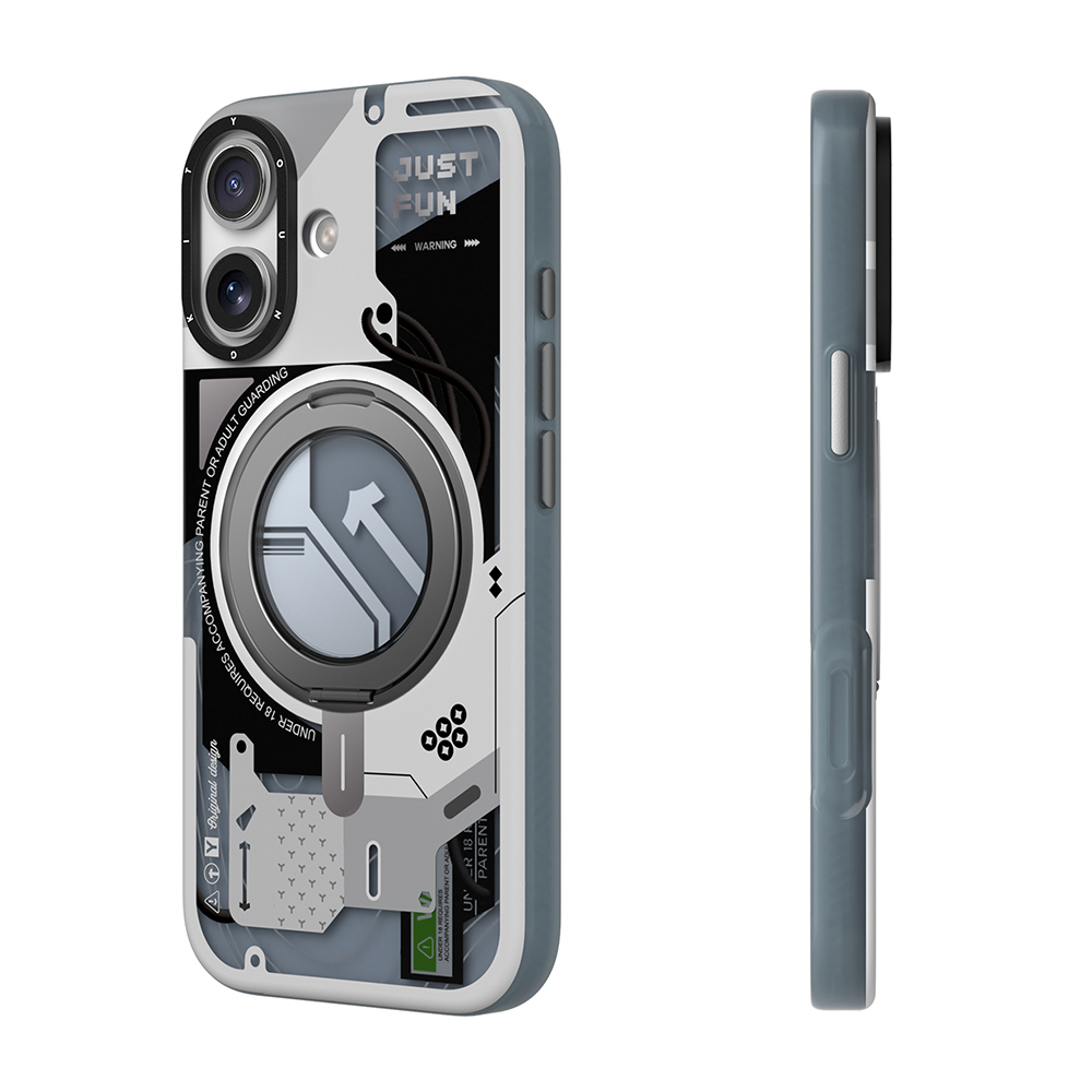 Apple iPhone 17 Uyumlu Kılıf M-safe Şarj Özellikli Youngkit Starship Serisi Kapak - 1
