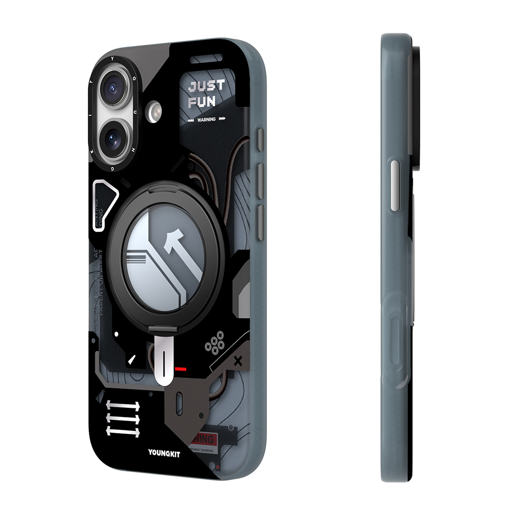 Apple iPhone 17 Uyumlu Kılıf M-safe Şarj Özellikli Youngkit Starship Serisi Kapak - 2