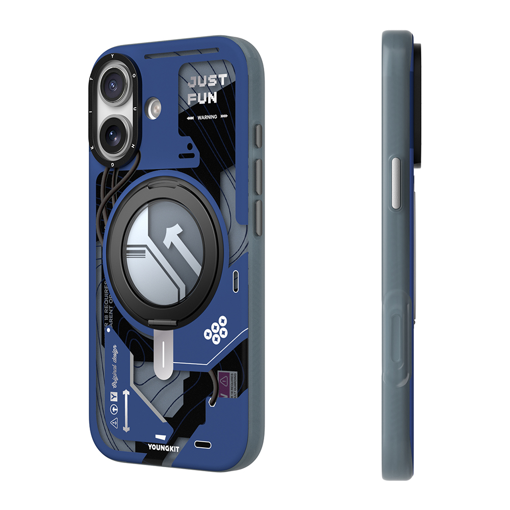 Apple iPhone 17 Uyumlu Kılıf M-safe Şarj Özellikli Youngkit Starship Serisi Kapak - 3