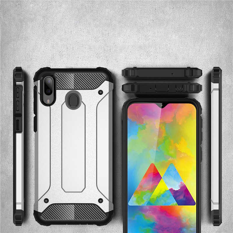 Samsung Galaxy M20 Uyumlu Kılıf Zore Crash Silikon Kapak - 4