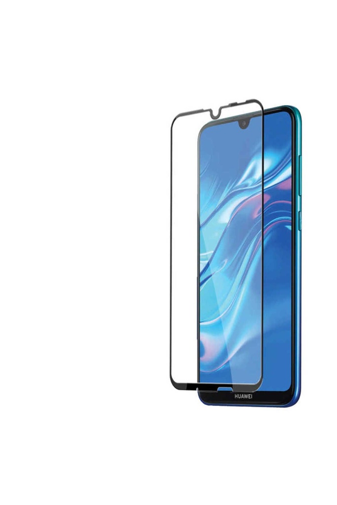 Huawei Y6S 2019 Uyumlu Zore Kenarları Kırılmaya Dayanıklı Cam Ekran Koruyucu