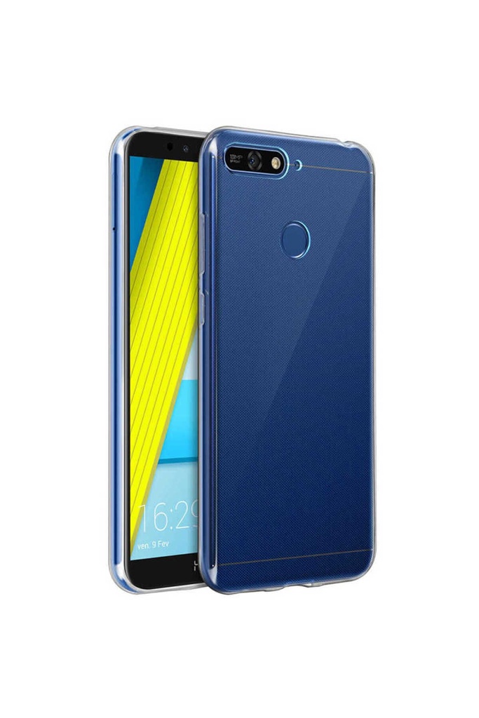 Huawei Y7 2018 Uyumlu Kılıf Zore Süper Silikon Kapak
