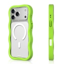 Apple iPhone 17 Pro Uyumlu Kılıf M-safe Şarj Özellikli Youngkit Wave Clear Serisi Kapak - 1