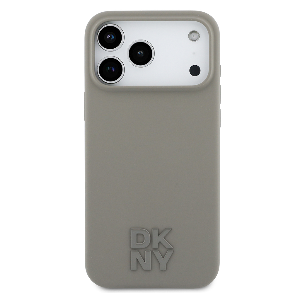 Apple iPhone 17 Pro Max Uyumlu Kılıf DKNY Orjinal Lisanslı M-safe Şarj Özellikli Metal Logolu Silikon Kapak - 2