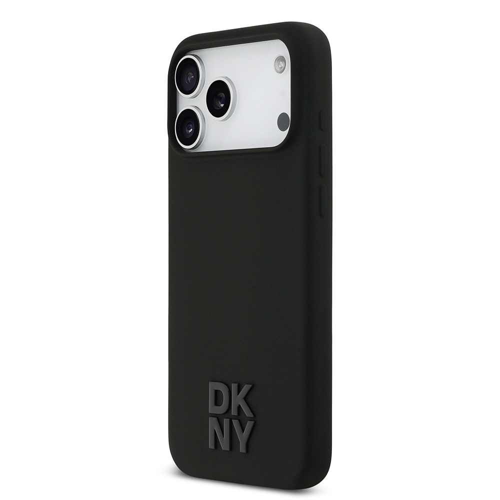 Apple iPhone 17 Pro Max Uyumlu Kılıf DKNY Orjinal Lisanslı M-safe Şarj Özellikli Metal Logolu Silikon Kapak - 8
