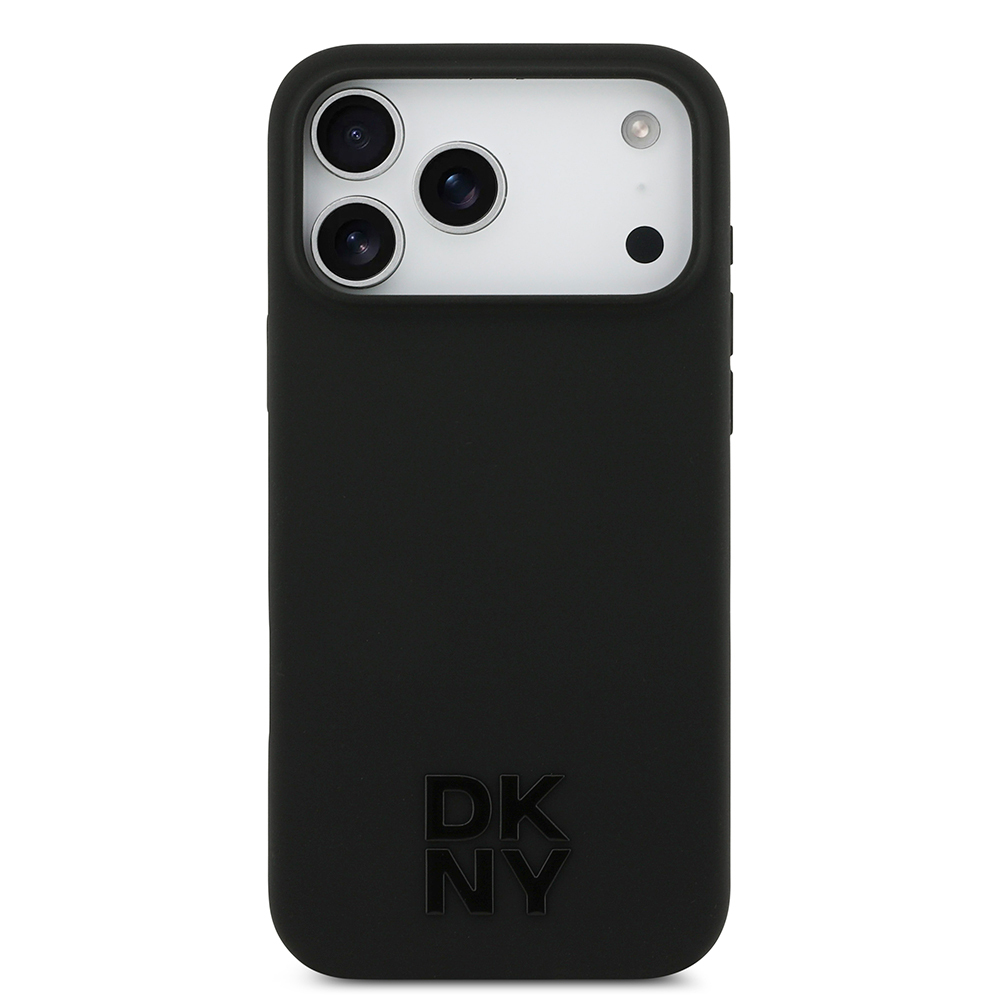 Apple iPhone 17 Pro Max Uyumlu Kılıf DKNY Orjinal Lisanslı M-safe Şarj Özellikli Metal Logolu Silikon Kapak - 9