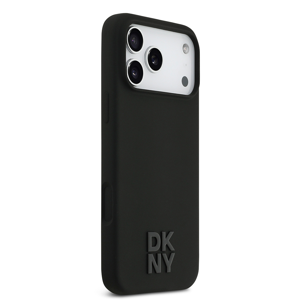 Apple iPhone 17 Pro Max Uyumlu Kılıf DKNY Orjinal Lisanslı M-safe Şarj Özellikli Metal Logolu Silikon Kapak - 10