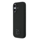 Apple iPhone 17 Uyumlu Kılıf DKNY Orjinal Lisanslı M-safe Şarj Özellikli Metal Logolu Silikon Kapak - 1