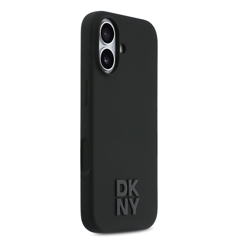 Apple iPhone 17 Uyumlu Kılıf DKNY Orjinal Lisanslı M-safe Şarj Özellikli Metal Logolu Silikon Kapak - 3