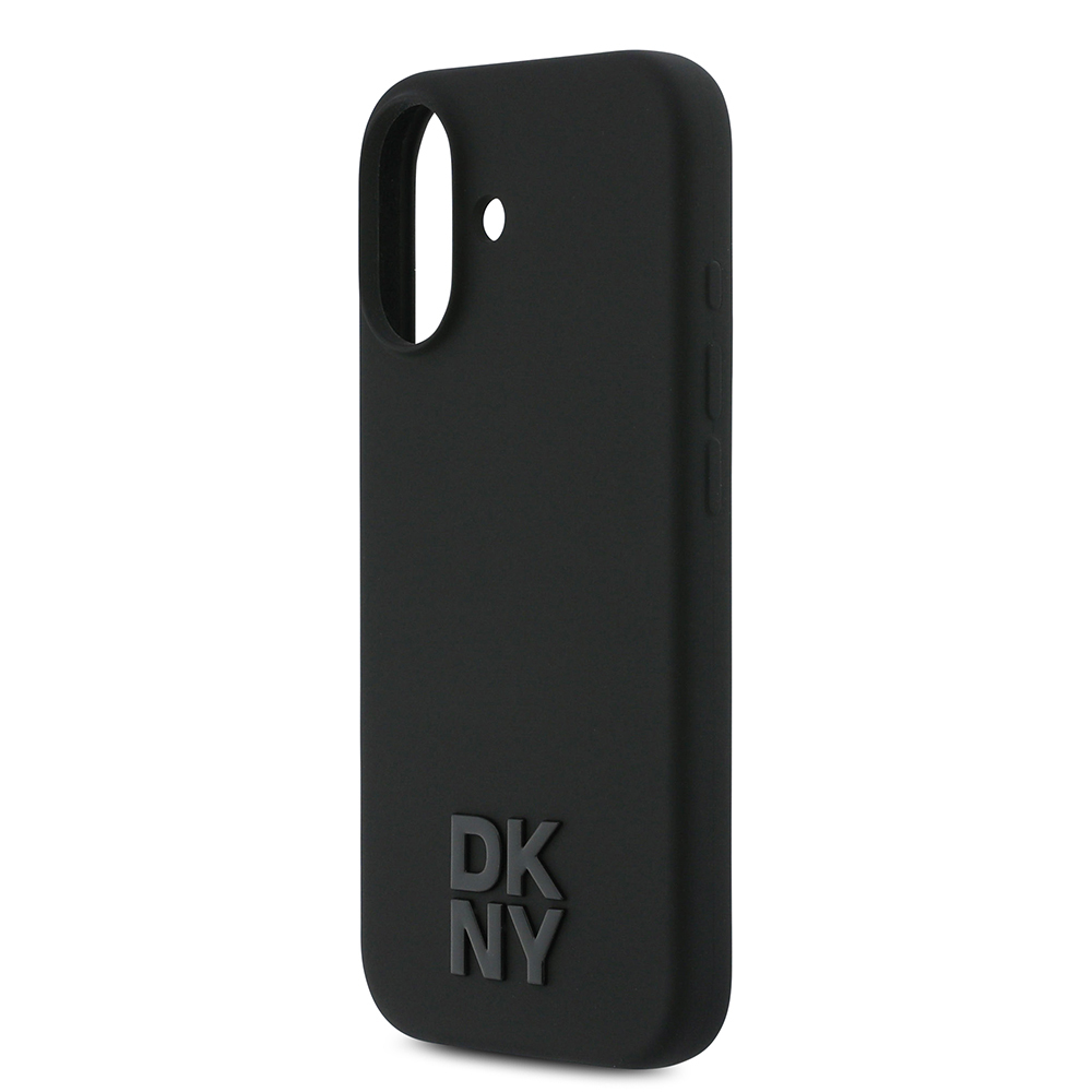 Apple iPhone 17 Uyumlu Kılıf DKNY Orjinal Lisanslı M-safe Şarj Özellikli Metal Logolu Silikon Kapak - 5