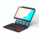 Samsung Galaxy Tab S10 FE Plus Uyumlu Zore Border Keyboard Bluetooh Bağlantılı Standlı Klavyeli Tablet Kılıfı - 1