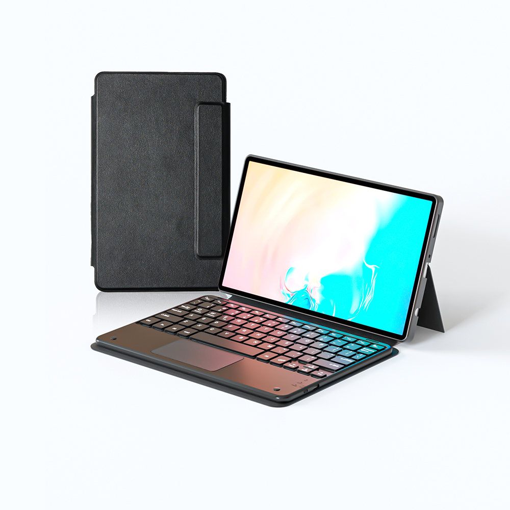 Galaxy Tab S11 Zore Border Keyboard Bluetooh Bağlantılı Standlı Klavyeli Tablet Kılıfı - 2