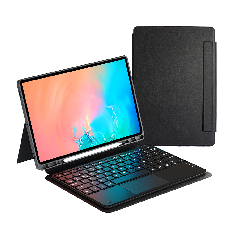 Samsung Galaxy Tab S11 Ultra Uyumlu Zore Border Keyboard Bluetooh Bağlantılı Standlı Klavyeli Tablet Kılıfı - 2