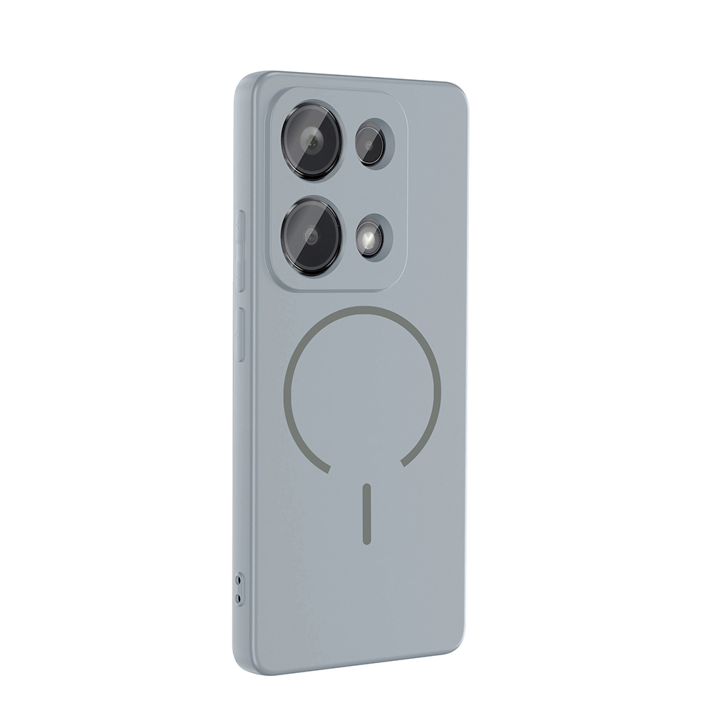 Xiaomi Redmi Note 13 Pro 4G Uyumlu Kılıf M-safe Şarj Özellikli Zore Meta Kapak - 6