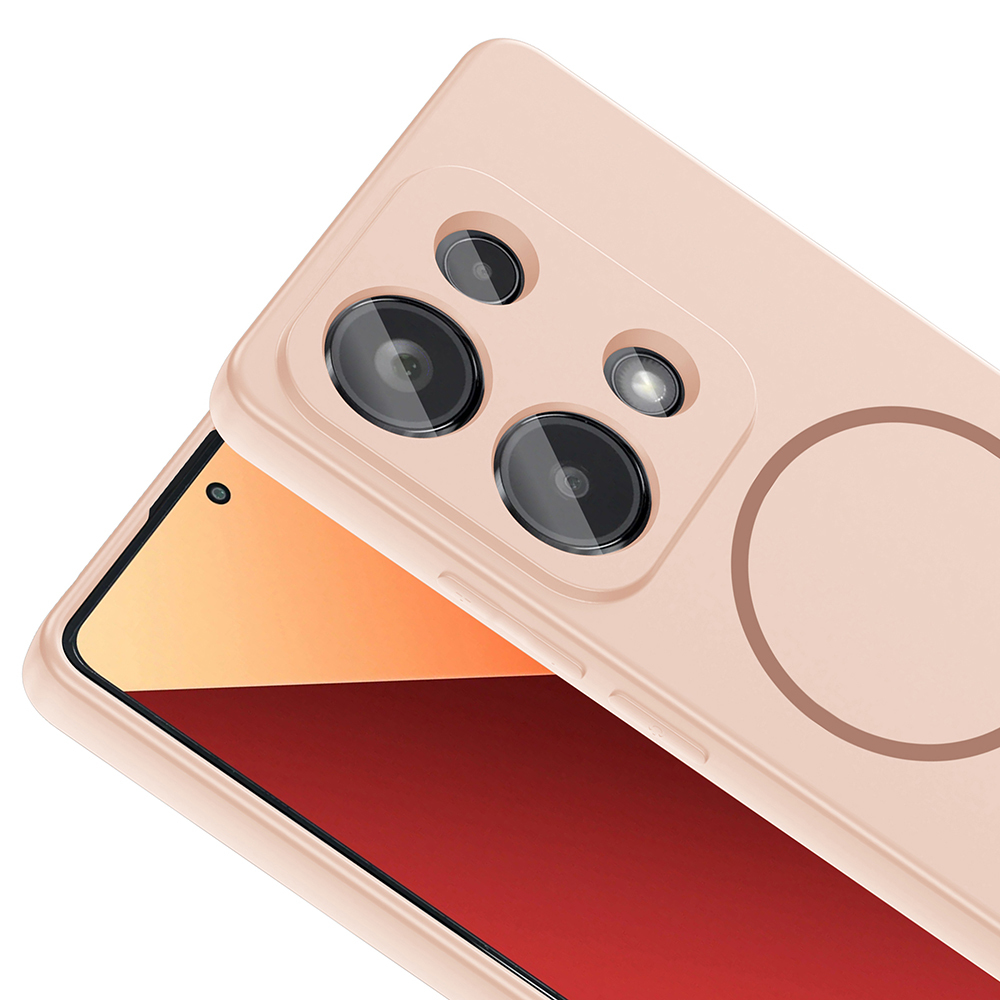 Xiaomi Redmi Note 13 Pro 4G Uyumlu Kılıf M-safe Şarj Özellikli Zore Meta Kapak - 10