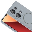 Xiaomi Redmi Note 13 Pro 4G Uyumlu Kılıf M-safe Şarj Özellikli Zore Meta Kapak - 12