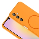 Samsung Galaxy A15 Uyumlu Kılıf M-safe Şarj Özellikli Zore Meta Kapak - 10
