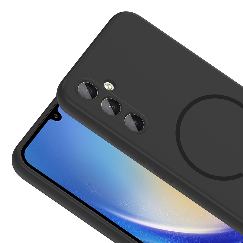 Samsung Galaxy A24 Uyumlu Kılıf M-safe Şarj Özellikli Zore Meta Kapak - 14