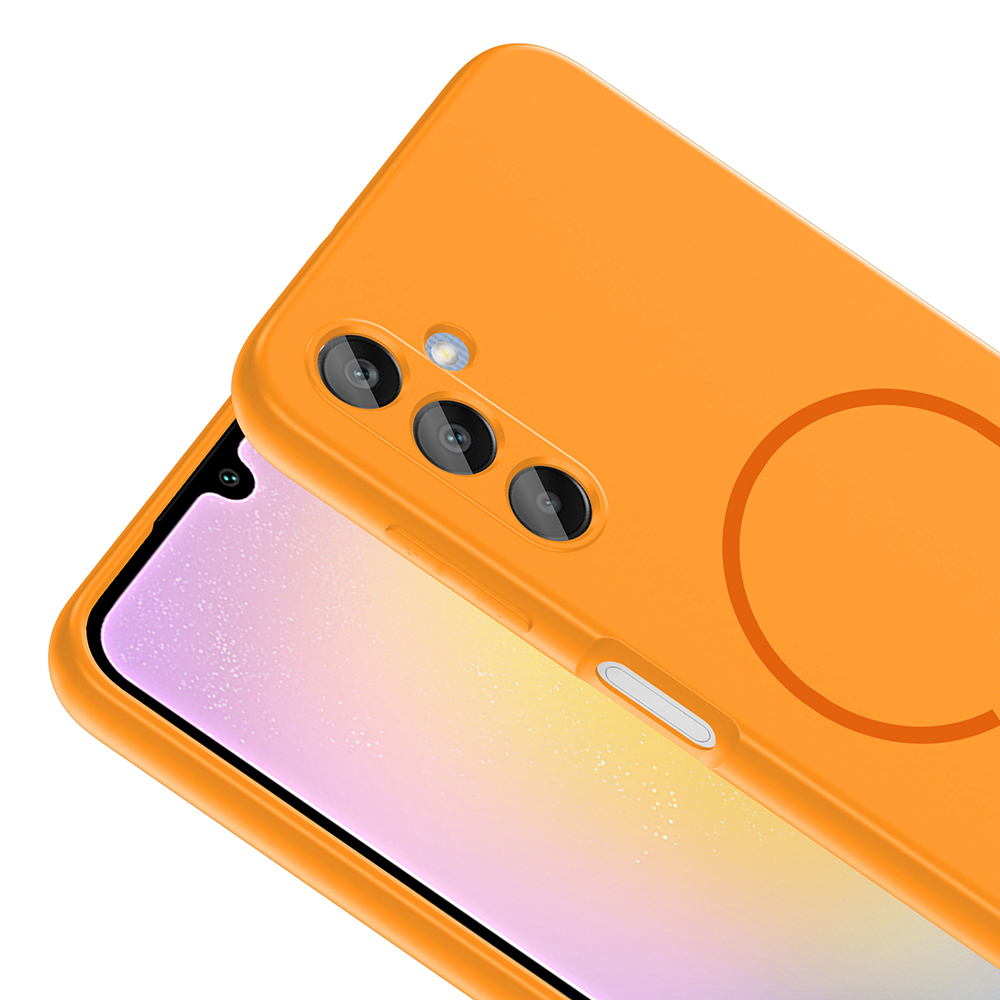 Samsung Galaxy A25 Uyumlu Kılıf M-safe Şarj Özellikli Zore Meta Kapak - 10