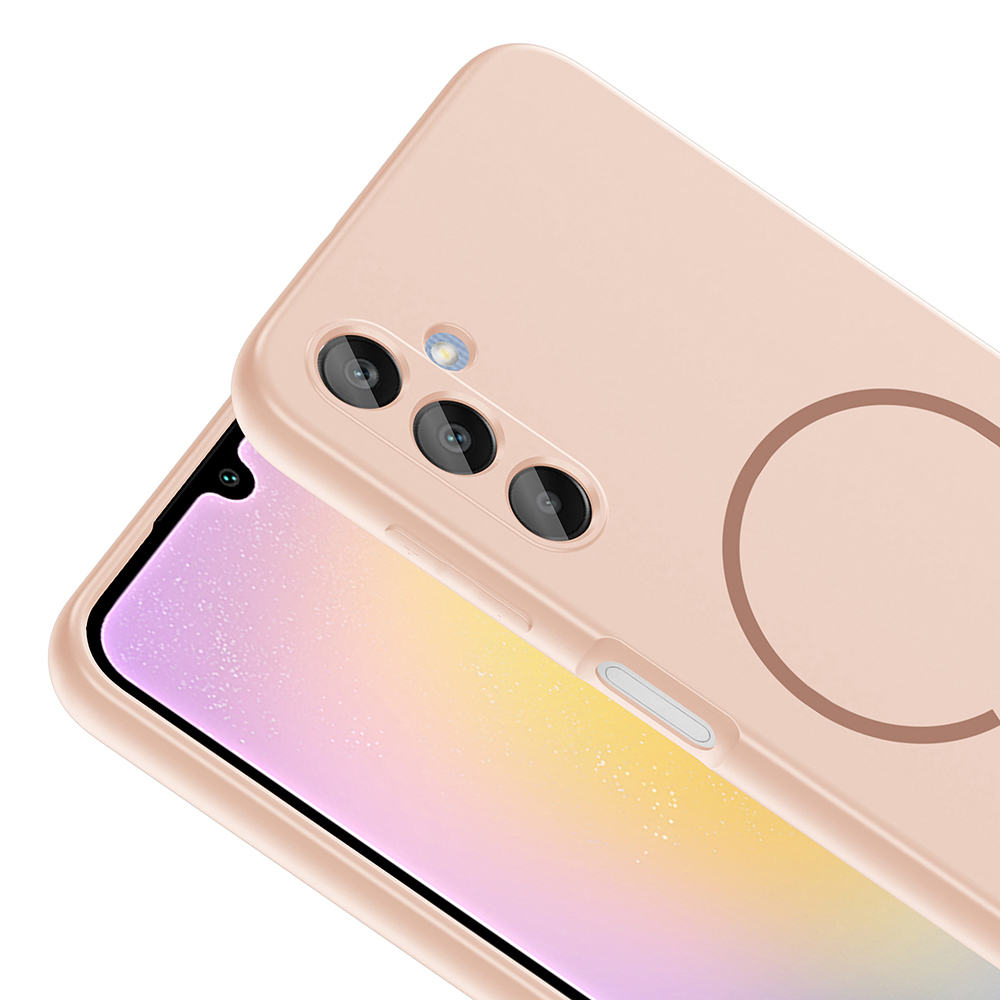 Samsung Galaxy A25 Uyumlu Kılıf M-safe Şarj Özellikli Zore Meta Kapak - 11