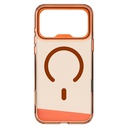 Apple iPhone 17 Pro Max Uyumlu Kılıf M-safe Şarj Özellikli Airbag Tasarımlı O-Ring Şeffaf Kajsa Alüminyum Trans Shield Serisi Kapak - 1