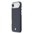 Apple iPhone 17 Air Uyumlu Kılıf BMW Orjinal Lisanslı M-safe Şarj Özellikli Metal Logolu Tam Kaplama Deri Kapak - 1