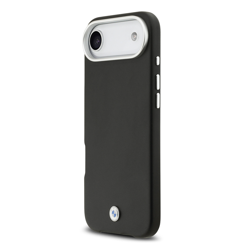 Apple iPhone 17 Air Uyumlu Kılıf BMW Orjinal Lisanslı M-safe Şarj Özellikli Metal Logolu Tam Kaplama Deri Kapak - 8